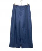 ENFOLDエンフォルド）の古着「ハイツイストWO サスペンダータキシード」｜ブルー