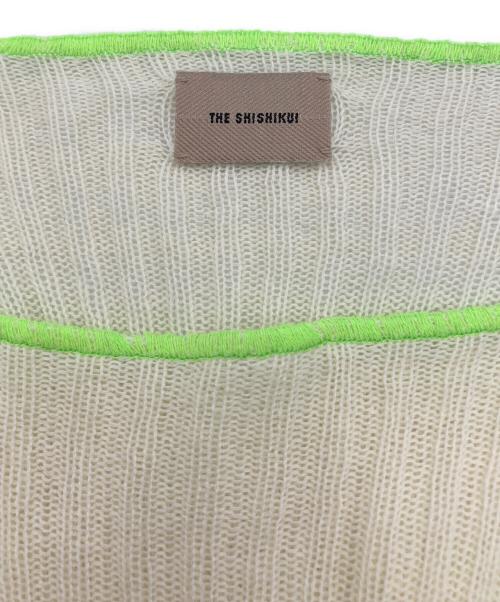 THE SHISHIKUI（シシクイ）THE SHISHIKUI (シシクイ) Ccc コットンカシミヤニット ホワイト サイズ:FREEの古着・服飾アイテム