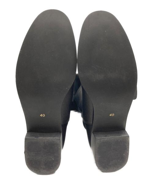 daniella&GEMMA（ダニエラアンドジェマ）Daniella&GEMMA (ダニエラアンドジェマ) Akiko Kizu (アキコ) バックストレッチニーハイブーツ ブラック サイズ:40の古着・服飾アイテム