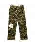 NOMARHYTHM TEXTILE (ノーマリズムテキスタイル) Sign Print Work Pants camo グリーン サイズ:3：7000円