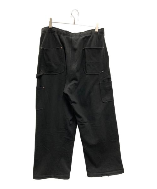 BEAMS（ビームス）BEAMS (ビームス) ダブルニースウェットパンツ ブラック サイズ:XLの古着・服飾アイテム