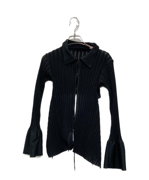 UNITED TOKYO（ユナイテッドトーキョー）UNITED TOKYO (ユナイテッドトーキョー) ガーネットフレアニット ブラック サイズ:FREEの古着・服飾アイテム