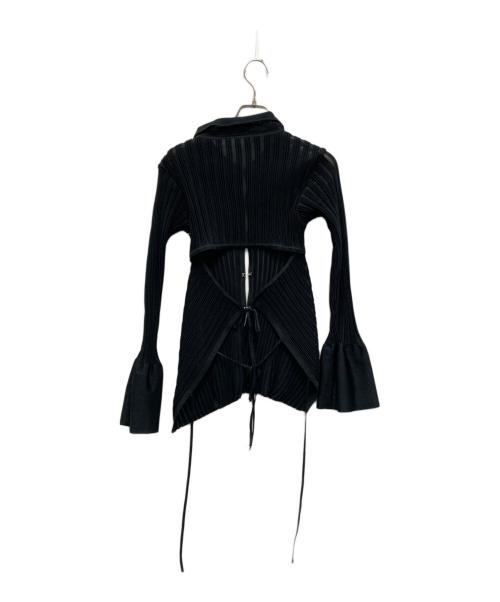 UNITED TOKYO（ユナイテッドトーキョー）UNITED TOKYO (ユナイテッドトーキョー) ガーネットフレアニット ブラック サイズ:FREEの古着・服飾アイテム