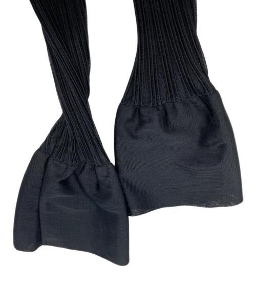 UNITED TOKYO（ユナイテッドトーキョー）UNITED TOKYO (ユナイテッドトーキョー) ガーネットフレアニット ブラック サイズ:FREEの古着・服飾アイテム