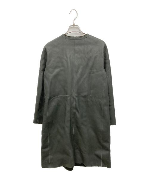 PLAIN PEOPLE（プレインピープル）PLAIN PEOPLE (プレインピープル) ムートンコート カーキ サイズ:Mの古着・服飾アイテム