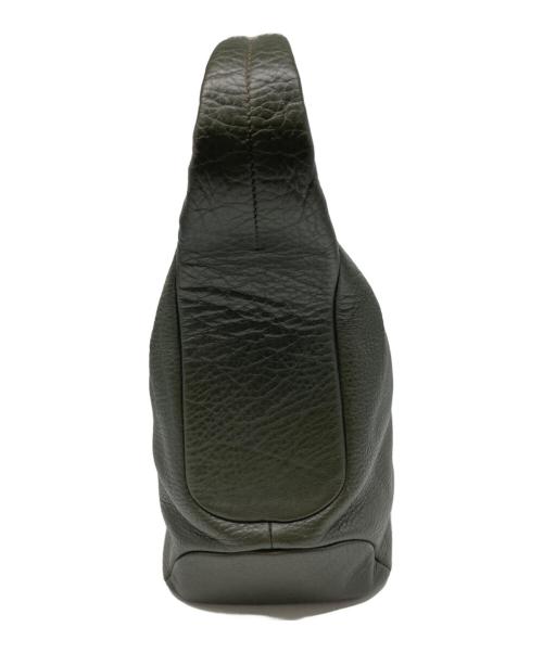 HIROFU（ヒロフ）HIROFU (ヒロフ) シュリンクレザー ワンショルダーバッグ カーキの古着・服飾アイテム