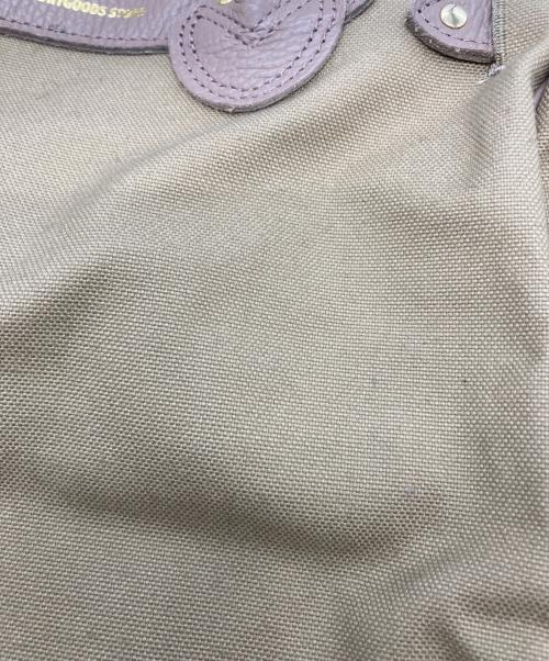 YOUNG & OLSEN The DRYGOODS STORE（ヤングアンドオルセン ザ ドライグッズストア）YOUNG & OLSEN The DRYGOODS STORE green label relaxing (グリーンレーベルリラクシング) 別注 BELTED CVS トートバッグ ブラウンの古着・服飾アイテム