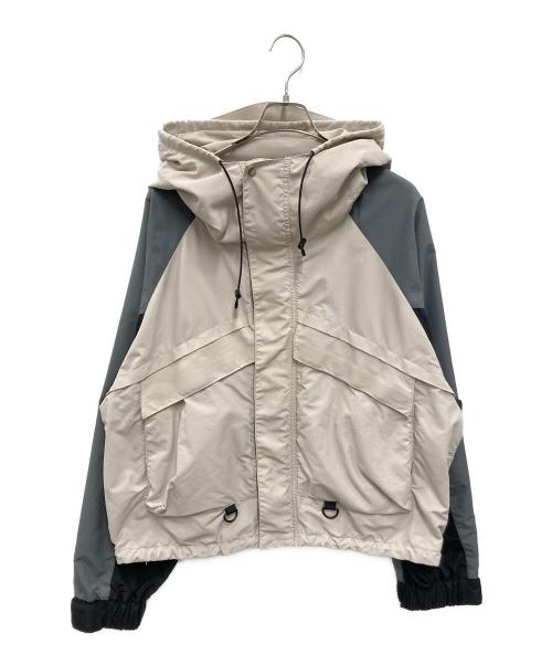 BEAMS（ビームス）BEAMS (ビームス) 3トーン ナイロン フーディジャケット グレー サイズ:Sの古着・服飾アイテム