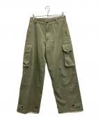 soerteソエルテ）の古着「M47 Wide straight military pants」｜カーキ