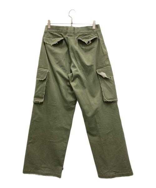 soerte（ソエルテ）soerte (ソエルテ) M47 Wide straight military pants カーキ サイズ:3の古着・服飾アイテム