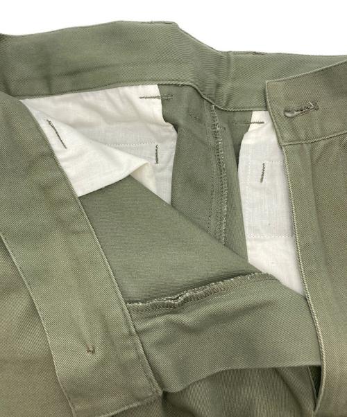 soerte（ソエルテ）soerte (ソエルテ) M47 Wide straight military pants カーキ サイズ:3の古着・服飾アイテム