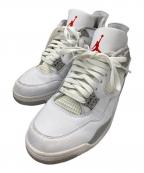 NIKEナイキ）の古着「AIR JORDAN 4 RETRO」｜ホワイト