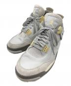 NIKEナイキ）の古着「AIR JORDAN 4 RETRO SE」｜グレー