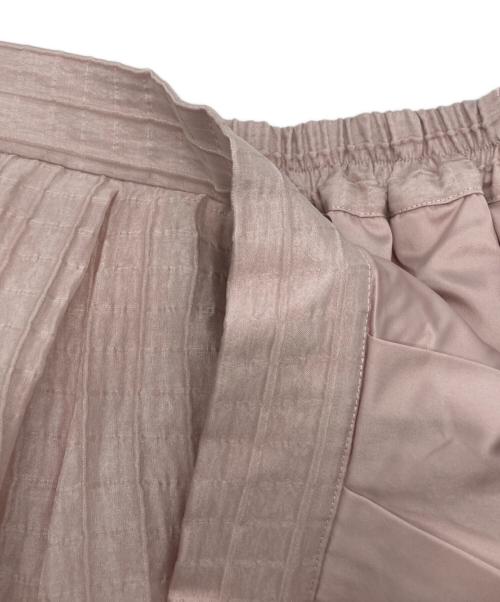 bow.a（ボウ・エー）bow.a (ボウ・エー) SHEER JACQUARD SKIRT ピンク サイズ:Sの古着・服飾アイテム