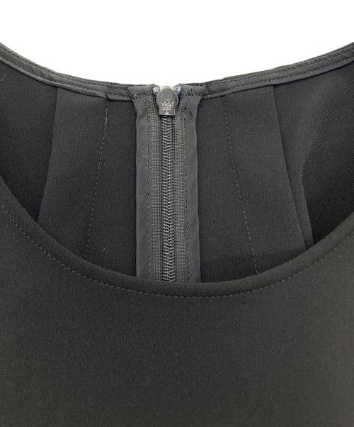 TWILL（ツイル）TWILL (ツイル) ラウンドペプラムボリュームブラウス ブラック サイズ:FREEの古着・服飾アイテム