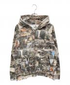 gadid anoniemガディッド アノニム）の古着「LIKKIジップパーカー」｜マルチカラー