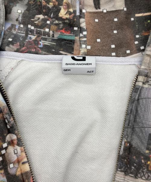 gadid anoniem（ガディッド アノニム）GADID ANONIEM (ガディッド アノニム) LIKKIジップパーカー マルチカラー サイズ:1の古着・服飾アイテム