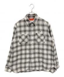 RADIALL（ラディアル）の古着「REGULAR COLLARED SHIRT L/S」｜グレー
