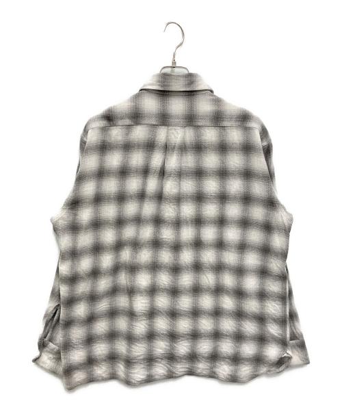 RADIALL（ラディアル）RADIALL (ラディアル) REGULAR COLLARED SHIRT L/S グレー サイズ:Mの古着・服飾アイテム