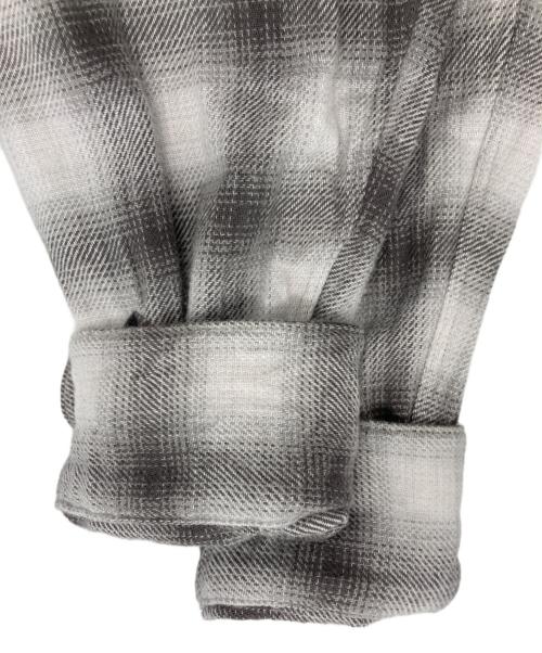 RADIALL（ラディアル）RADIALL (ラディアル) REGULAR COLLARED SHIRT L/S グレー サイズ:Mの古着・服飾アイテム