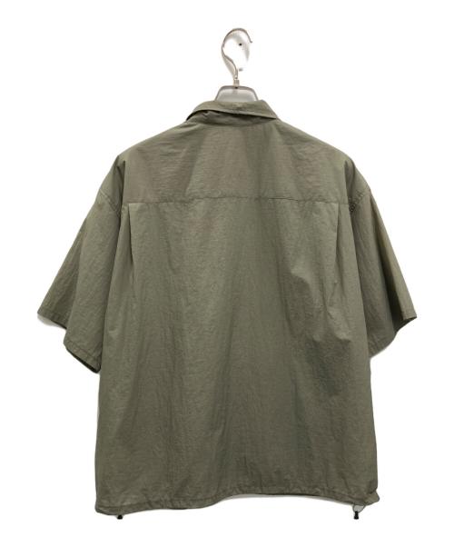 JOURNAL STANDARD（ジャーナルスタンダード）JOURNAL STANDARD (ジャーナルスタンダード) シアーリップ ジップシャツ カーキ サイズ:Lの古着・服飾アイテム