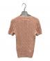 POLO RALPH LAUREN (ポロ・ラルフローレン) 半袖ケーブルニット ピンク サイズ:XS 未使用品：8000円