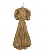 ULLA JOHNSONウラ ジョンソン）の古着「ブラウスワンピース」｜ベージュ