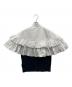 Bibiy. (ビビィ) RUE FRILL KNIT ホワイト×ネイビー サイズ:FREE 未使用品：10000円