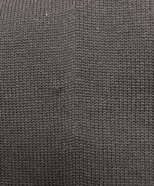 FRAY ID（フレイ アイディー）FRAY ID (フレイ アイディー) シアーヘムラインニットワンピース ホワイト×ブラック サイズ:FREEの古着・服飾アイテム