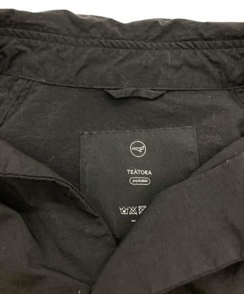 teatora（テアトラ）TEATORA (テアトラ) PACKABLE CARTRIDGE SHIRT ブラック サイズ:3の古着・服飾アイテム