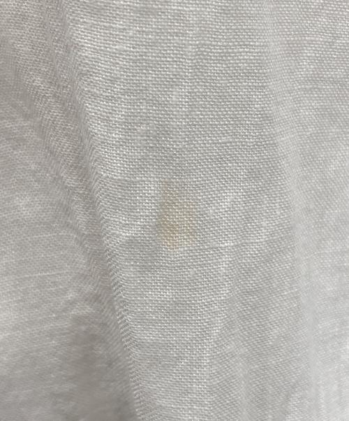 journal standard luxe（ジャーナルスタンダード ラックス）JOURNAL STANDARD LUXE (ジャーナルスタンダード ラックス) リネンワッシャー フリルブラウス ホワイト サイズ:FREEの古着・服飾アイテム