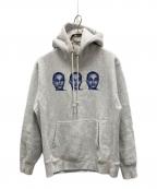 Arakiアラキ）の古着「SINREI Hoodie」｜グレー