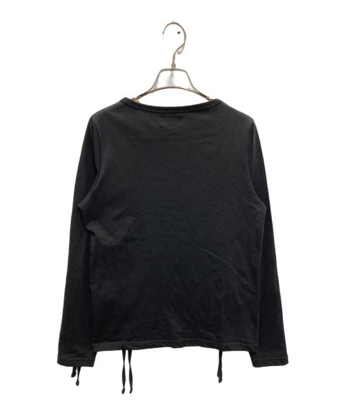 soduk（スドーク）soduk (スドーク) ribbons long sleeve shirt ブラック サイズ:FREE 未使用品の古着・服飾アイテム