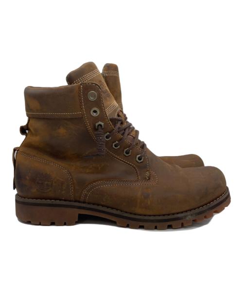 Timberland（ティンバーランド）Timberland (ティンバーランド) ラグドミッドレースアップウォータープルーフ ブーツ ブラウン サイズ:27㎝の古着・服飾アイテム