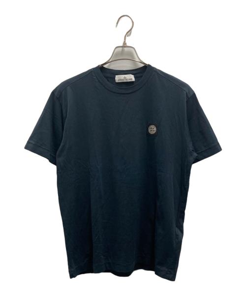 STONE ISLAND（ストーンアイランド）STONE ISLAND (ストーンアイランド) ロゴパッチ T シャツ ブラック サイズ:Mの古着・服飾アイテム