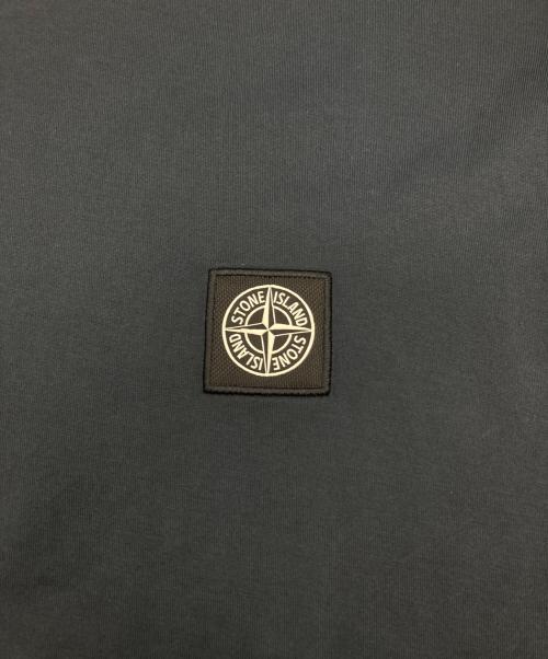 STONE ISLAND（ストーンアイランド）STONE ISLAND (ストーンアイランド) ロゴパッチ T シャツ ブラック サイズ:Mの古着・服飾アイテム