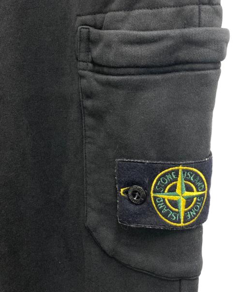 STONE ISLAND（ストーンアイランド）STONE ISLAND (ストーンアイランド) SWEAT CARGO PANTS ブラック サイズ:Mの古着・服飾アイテム