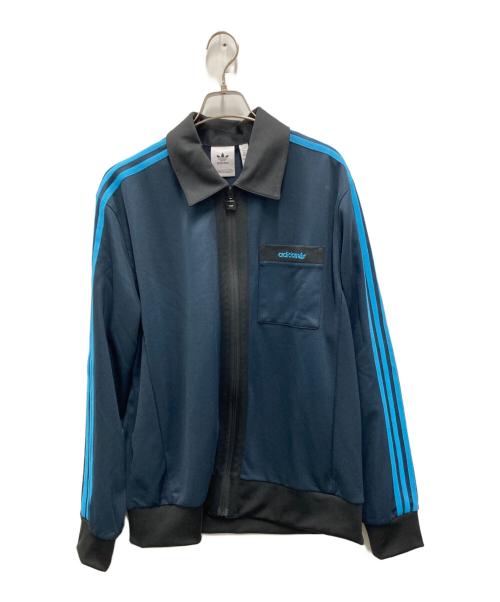 adidas（アディダス）adidas (アディダス) トラックジャケット ネイビー×ブルー サイズ:XLの古着・服飾アイテム