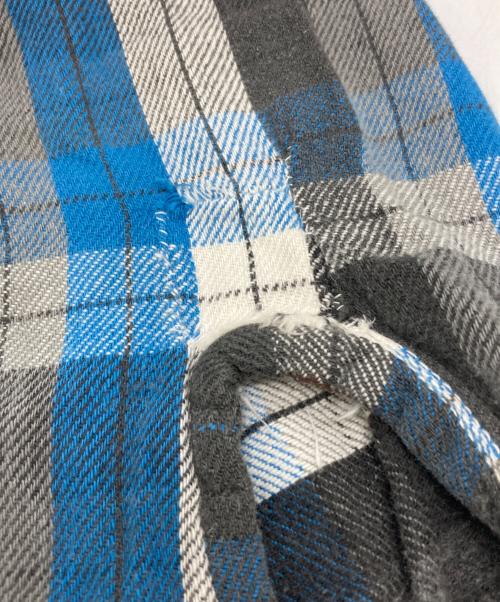 King Kole（キングコール）King Kole (キングコール) ヴィンテージチェックネルシャツ ブルー×グレー サイズ:不明の古着・服飾アイテム