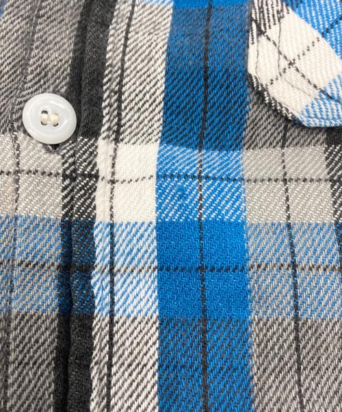 King Kole（キングコール）King Kole (キングコール) ヴィンテージチェックネルシャツ ブルー×グレー サイズ:不明の古着・服飾アイテム
