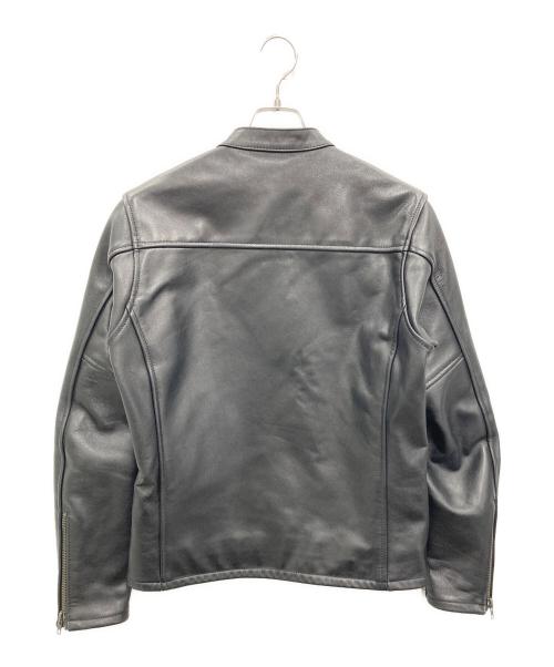 KADOYA（カドヤ）KADOYA (カドヤ) レザーライダースジャケット ブラック サイズ:Lの古着・服飾アイテム