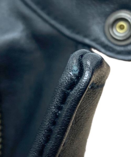 KADOYA（カドヤ）KADOYA (カドヤ) レザーライダースジャケット ブラック サイズ:Lの古着・服飾アイテム