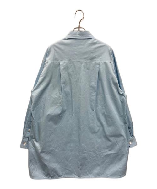 CELERI（セルリ）CELERI (セルリ) チノストレッチビッグシャツ ブルー サイズ:FREEの古着・服飾アイテム