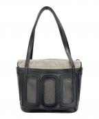 ORSETTOオルセット）の古着「TULE WIDE バッグ」｜ブラック