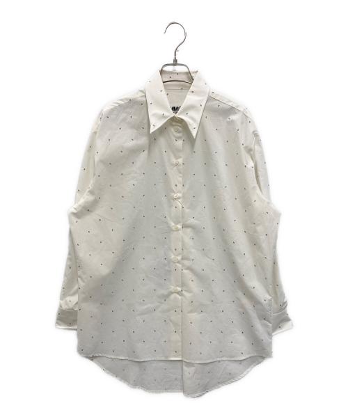 MM6 Maison Margiela（エムエムシックスメゾンマルジェラ）MM6 Maison Margiela (エムエムシックスメゾンマルジェラ) 長袖シャツ ホワイト サイズ:38の古着・服飾アイテム