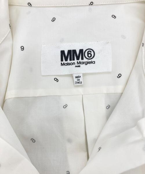 MM6 Maison Margiela（エムエムシックスメゾンマルジェラ）MM6 Maison Margiela (エムエムシックスメゾンマルジェラ) 長袖シャツ ホワイト サイズ:38の古着・服飾アイテム