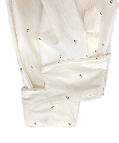 MM6 Maison Margiela（エムエムシックスメゾンマルジェラ）MM6 Maison Margiela (エムエムシックスメゾンマルジェラ) 長袖シャツ ホワイト サイズ:38の古着・服飾アイテム