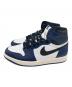 NIKE (ナイキ) AIR JORDAN 1 HIGH OG GS ネイビー サイズ:28cm 未使用品：14000円