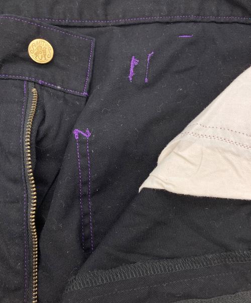 SMITH'S AMERICAN（スミスアメリカン）SMITH'S AMERICAN (スミスアメリカン) Needles (ニードルズ) ペインターパンツ ブラック サイズ:Mの古着・服飾アイテム