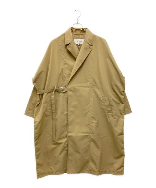 F/CE.（エフシーイー）F/CE. (エフシーイー) RECYCLE NYLON WRAP COAT ベージュ サイズ:S 未使用品の古着・服飾アイテム